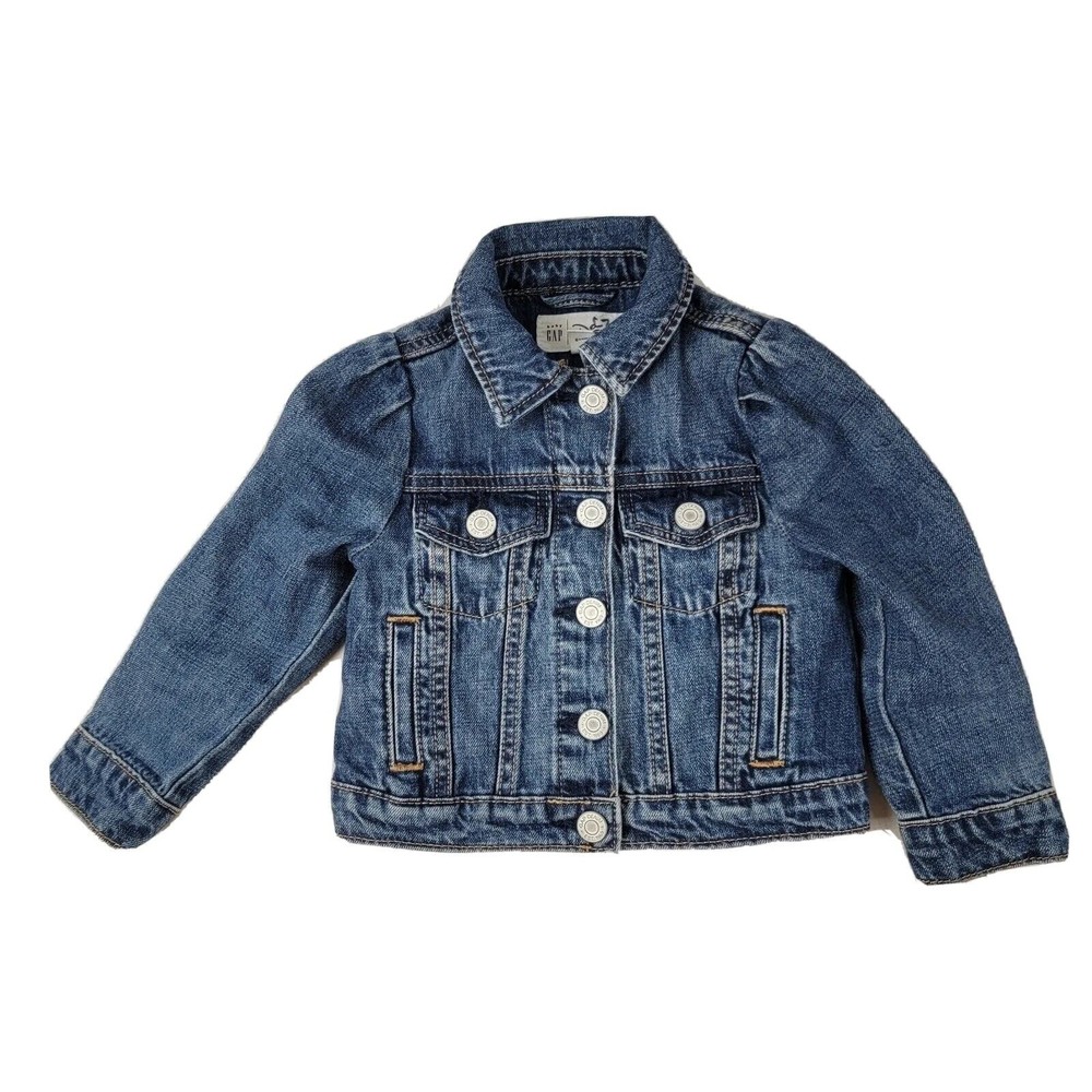 Baby GAP Limited Edition Disney Minnie Mouse Denim Jacket Sz  2T Toddler 2 Years - Picture 2 of 6